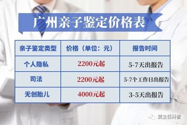 广州无创亲子鉴定医院